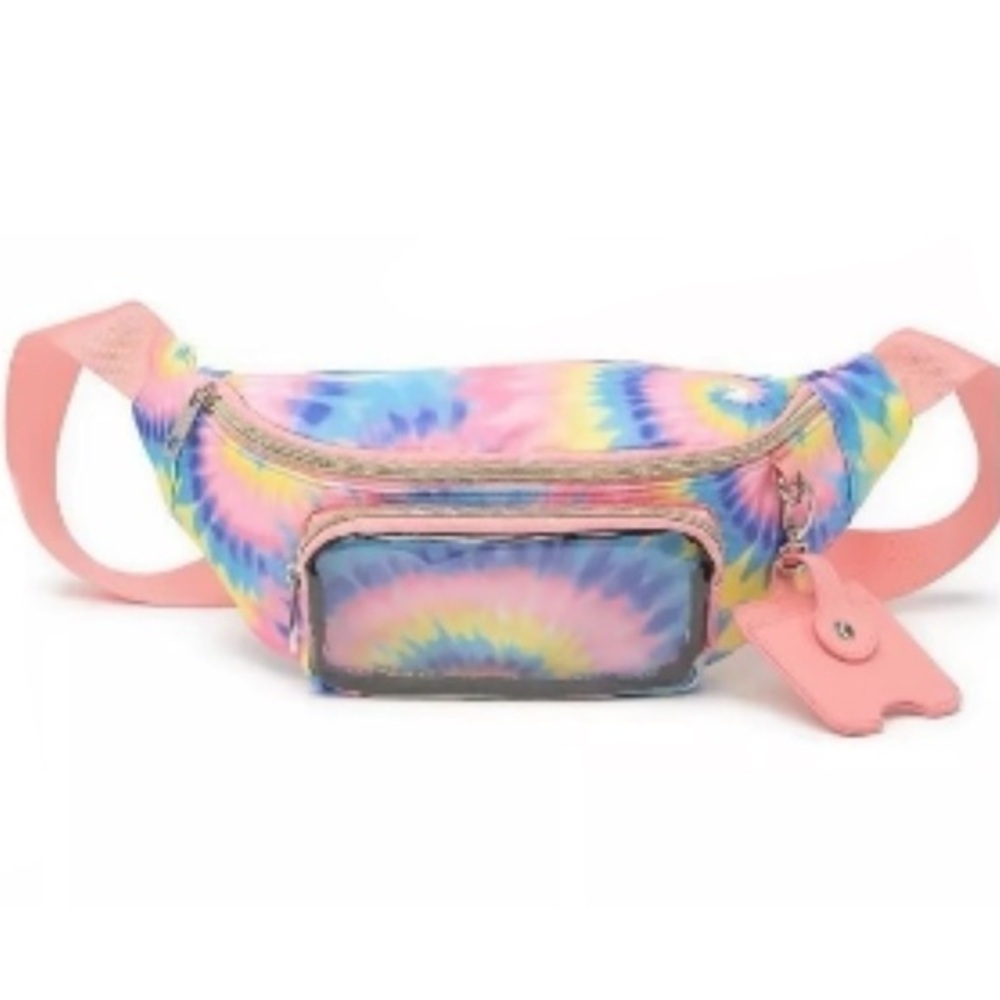 Steve Madden Tye-Dye LOVER Fanny Pack Waist Bag Travel Pouch Cell Phone‎ Hiking